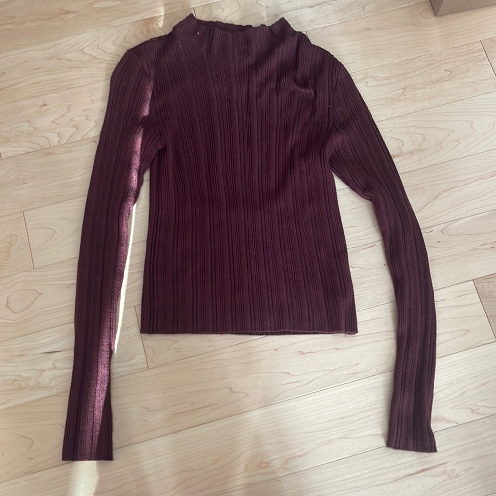Urban outfitters sexy backless red long sleeve top